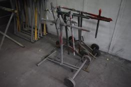 *Four Mobile Spray Shop Panel Stands