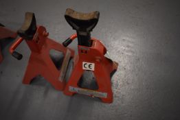 *Pair of 3-ton Adjustable Axle Stands