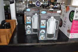 *Two Quest 1.5L Electric Coffee Percolators
