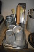 Aluminium Jugs, Steel Serving Buckets, Utensils, e