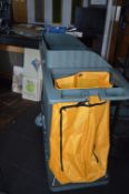 *Grey Plastic Cleaner's Trolley on Castors