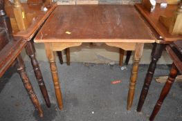 *Two Square Darkwood Tables