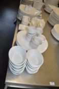 *Quantity of White Crockery Including Plates, Jugs, Ramekins, etc.