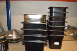 *Quantity of Plastic and Stainless Steel Bain Mari