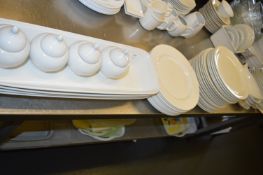 *Quantity of White Plates, Dishes, and Sugar Bowls