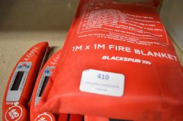 *Quantity of Storage Boxes, Two Fire Blankets, Two