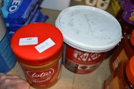 *1.6kg of Lotus Biscoff Spread BBD: May 23, and 3k