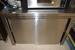 *Stainless Steel Storage Cupboard 110x70cm 75cm hi