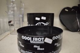 *Coca-Cola Ice Bucket and a Cool Shot Shot Trays