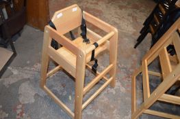 *Three Wooden Highchairs