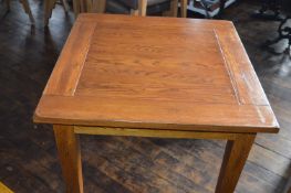 *Square Wooden Table 80x80cm