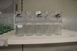 *Thirty-Four Carling Pint Glasses