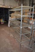 *Five Tier Stainless Steel Shelving Unit ~183x53.5