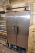 True T-35 Stainless Steel Double Door Refrigerato