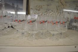 *Twenty-Eight San Miguel Half Pint Glasses