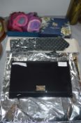 David Jones Handbag, Giorgio Armani Silk Tie, and