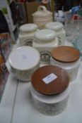 Kitchen Storage Jars Including Hornsea Pottery