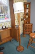 Retro Teak Standard Lamp