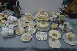 Vintage Tableware Including Breakfast Plates, Part