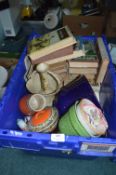 Vintage Hardback Books and Pottery
