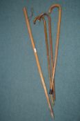 Four Walking Sticks