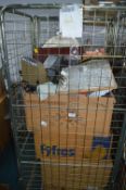Cage Lot of Vintage Items, Household Goods, laundr