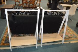 Two Children's Clothes Rails