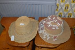 Two Australian Hats