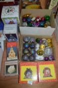 Christmas Decorations, Baubles, etc.