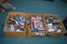 Three Boxes of DVDs