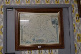 Reproduction Map of the East Riding of Yorkshire