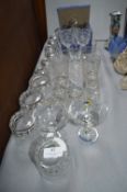 Wine and Liqueur Glasses, etc. Including Babycham