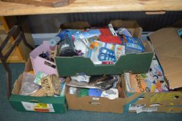 Four Boxes of Assorted Household Goods, Colouring