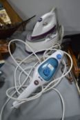 EGL Steam Iron, and Tower Steamer