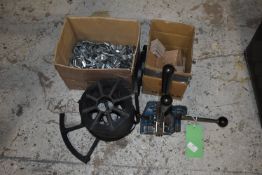 *Pallet Strapper with Tensioning and Crimping Tool, Clips and Strapping