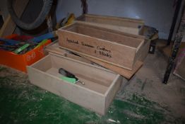 *Six Storage Boxes (some with lids)