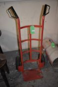 *Tubular Steel Sack Barrow on Pneumatic Wheels (red)