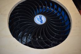 *Clarke 14” High Velocity Drum Fan Mounted to a Piece of Timber