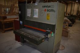 *SCM Sandya 10 RCS Two Head Pass Through Feed Sander Model 10RCS110