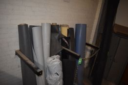 *Eight Rolls of Vinyl Safety Flooring, Carpeting,