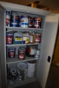 *6ft Stationery Cabinet Containing Assorted Paints