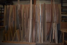 *Quantity of Various Timbers and Cut Sheet Material to Include Hardwood Beading, Ash Architrave,