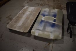 *Two Four Wheel Platform Trolleys