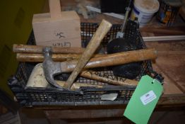 *Basket of Assorted Hammers and Mallets