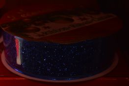 *Blue Decorative Ribbon 10pk