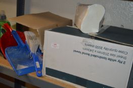 *Quantity of Hand Towel, and Dustpans & Brushes