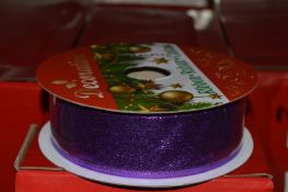 *Purple Decorative Ribbon 10pk