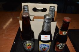 Six Vintage Bottle Joshua Tetley Wedding Ale and T