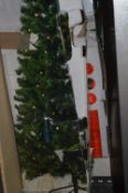 *Two 6ft Pre-Lit Evergreen Trees