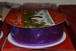 *Purple Decorative Ribbon 10pk